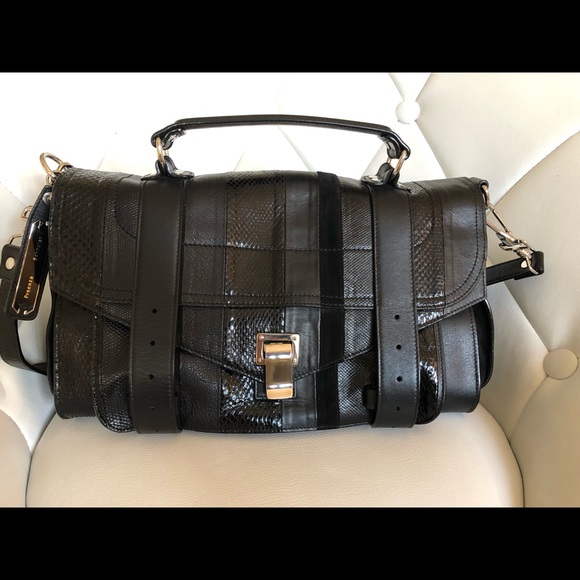 Proenza schooler medium PS 1 in Black leather - Picture 1 of 8